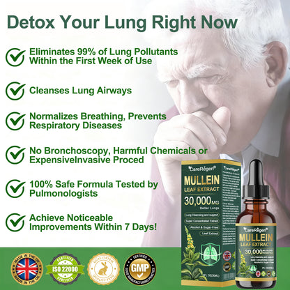 𝗢𝗳𝗳𝗶𝗰𝗶𝗮𝗹 | 𝗖𝗮𝗿𝗲𝗥𝗲𝗴𝗲𝗻® 𝗢𝗿𝗴𝗮𝗻𝗶𝗰 𝗟𝘂𝗻𝗴 𝗖𝗹𝗲𝗮𝗻𝘀𝗶𝗻𝗴 𝗠𝘂𝗹𝗹𝗲𝗶𝗻 𝗟𝗲𝗮𝗳 𝗘𝘅𝘁𝗿𝗮𝗰𝘁 𝗗𝗿𝗼𝗽𝘀 🌾🥬𝐂𝐥𝐢𝐧𝐢𝐜𝐚𝐥𝐥𝐲 𝐩𝐫𝐨𝐯𝐞𝐧, 𝐡𝐢𝐠𝐡𝐥𝐲 𝐜𝐨𝐧𝐜𝐞𝐧𝐭𝐫𝐚𝐭𝐞𝐝 𝐟𝐨𝐫𝐦𝐮𝐥𝐚 𝐭𝐡𝐚𝐭 𝐫𝐞𝐥𝐢𝐞𝐯𝐞𝐬 𝐜𝐨𝐮𝐠𝐡, 𝐩𝐡𝐥𝐞𝐠𝐦, 𝐚𝐬𝐭𝐡𝐦𝐚 & 𝐂𝐎𝐏𝐃 — 𝐛𝐫𝐞𝐚𝐭𝐡𝐞 𝐞𝐚𝐬𝐢𝐞𝐫, 𝐟𝐚𝐬𝐭𝐞𝐫.