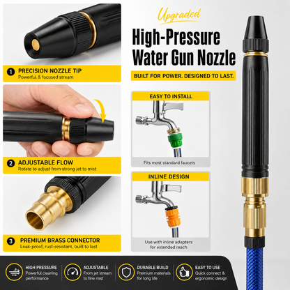 🚨LAST DAY 50% OFF TIMNAMY®Powerful High-Pressure Home Car Wash & Garden Sprayer🌧️