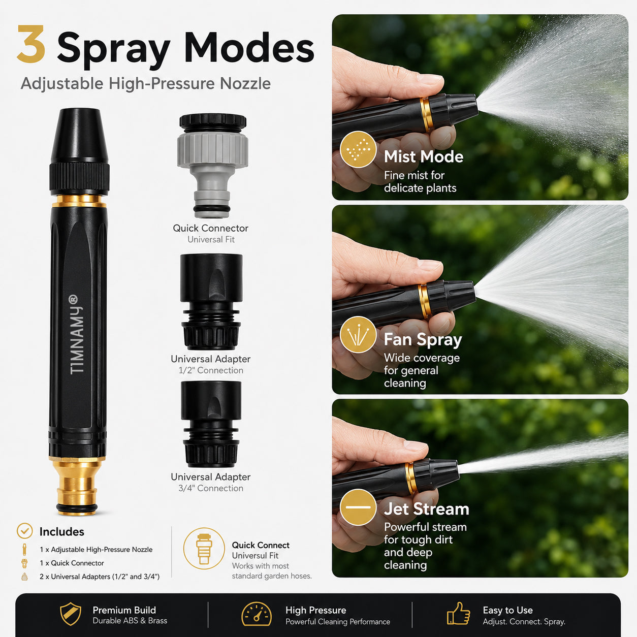 🚨LAST DAY 50% OFF TIMNAMY®Powerful High-Pressure Home Car Wash & Garden Sprayer🌧️