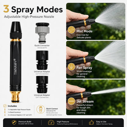 🚨LAST DAY 50% OFF TIMNAMY®Powerful High-Pressure Home Car Wash & Garden Sprayer🌧️
