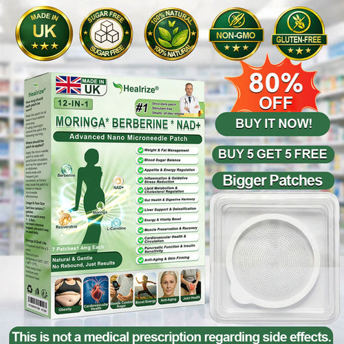 𝑶𝒇𝒇𝒊𝒄𝒊𝒂𝒍 𝑺𝒕𝒐𝒓𝒆| 👩‍⚕️𝐇e𝐚l𝐫i𝐳e®𝟏2-i𝐧-𝟏 M𝐨r𝐢n𝐠a * B𝐞r𝐛e𝐫i𝐧e * N𝐀D+ 𝐀d𝐯a𝐧c𝐞d N𝐚n𝐨 𝐌i𝐜r𝐨n𝐞e𝐝l𝐞 𝐏a𝐭c𝐡 (𝐎𝐧𝐜𝐞 𝐃𝐚𝐢𝐥𝐲, 𝐯𝐢𝐬𝐢𝐛𝐥𝐞 𝐜𝐡𝐚𝐧𝐠𝐞𝐬 𝐢𝐧 𝟕 𝐝𝐚𝐲𝐬）🌀F𝐨r 𝐎𝐛𝐞𝐬𝐢𝐭𝐲, 𝐋o𝐨s𝐞 𝐒k𝐢n, 𝐃𝐢𝐚𝐛𝐞𝐭𝐞𝐬, 𝐒𝐥𝐞𝐞𝐩 𝐀𝐩𝐧𝐞𝐚, 𝐀𝐧𝐝 𝐉𝐨𝐢𝐧𝐭 𝐈𝐬𝐬𝐮𝐞𝐬 🌀