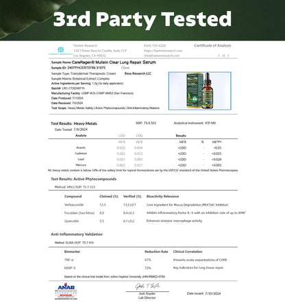 𝗢𝗳𝗳𝗶𝗰𝗶𝗮𝗹 | 𝗖𝗮𝗿𝗲𝗥𝗲𝗴𝗲𝗻® 𝗢𝗿𝗴𝗮𝗻𝗶𝗰 𝗟𝘂𝗻𝗴 𝗖𝗹𝗲𝗮𝗻𝘀𝗶𝗻𝗴 𝗠𝘂𝗹𝗹𝗲𝗶𝗻 𝗟𝗲𝗮𝗳 𝗘𝘅𝘁𝗿𝗮𝗰𝘁 𝗗𝗿𝗼𝗽𝘀 🌾🥬𝐂𝐥𝐢𝐧𝐢𝐜𝐚𝐥𝐥𝐲 𝐩𝐫𝐨𝐯𝐞𝐧, 𝐡𝐢𝐠𝐡𝐥𝐲 𝐜𝐨𝐧𝐜𝐞𝐧𝐭𝐫𝐚𝐭𝐞𝐝 𝐟𝐨𝐫𝐦𝐮𝐥𝐚 𝐭𝐡𝐚𝐭 𝐫𝐞𝐥𝐢𝐞𝐯𝐞𝐬 𝐜𝐨𝐮𝐠𝐡, 𝐩𝐡𝐥𝐞𝐠𝐦, 𝐚𝐬𝐭𝐡𝐦𝐚 & 𝐂𝐎𝐏𝐃 — 𝐛𝐫𝐞𝐚𝐭𝐡𝐞 𝐞𝐚𝐬𝐢𝐞𝐫, 𝐟𝐚𝐬𝐭𝐞𝐫.